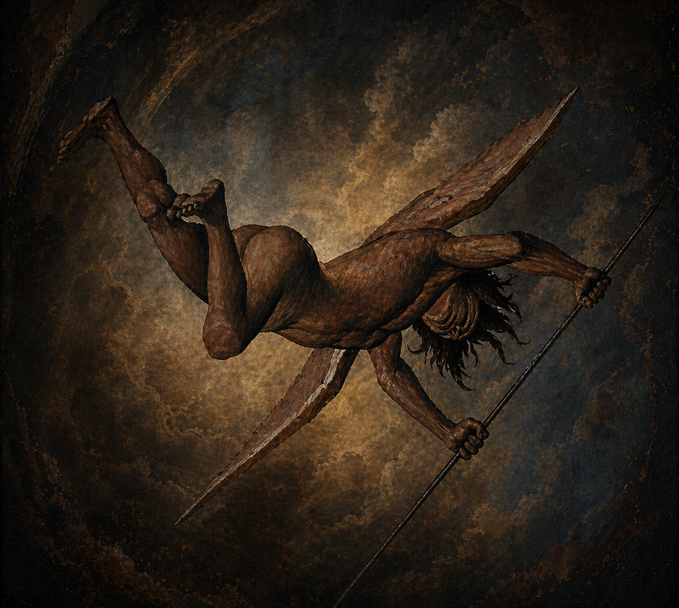 Falling angel artwork